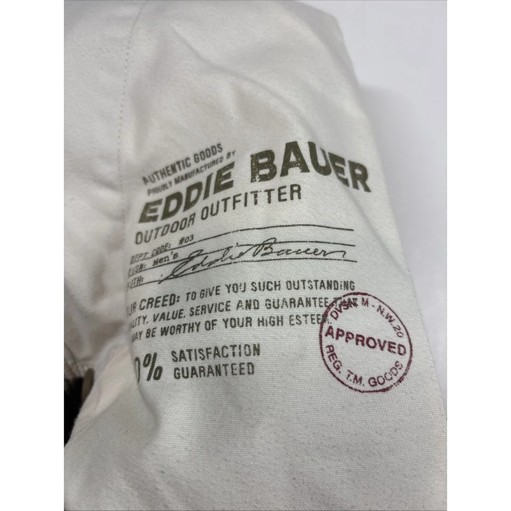 Eddie Bauer Outdoor Outfitter Shorts Men's‎ Tan khaki Size 33/9  100% Cotton